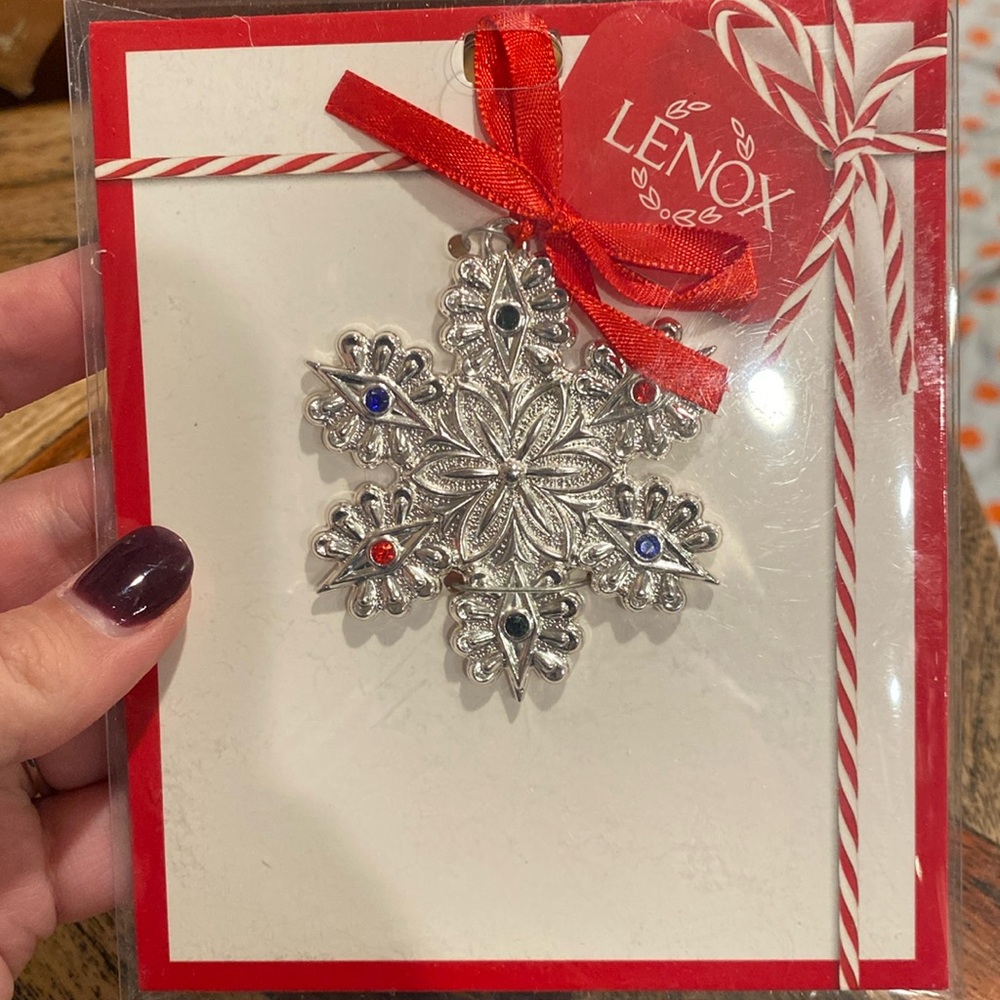 Lenox snowflake ornament